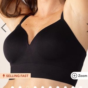NWT Black TrueKind Bra Sz Small